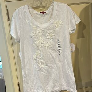 Po Pori white embellished top! 🦋